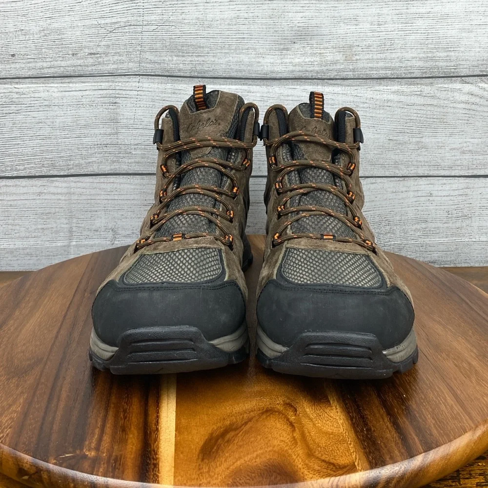Cabelas 360 Mid Gore-Tex Vibram Hiking Boot Brown Leather Waterproof Men’s 13 D